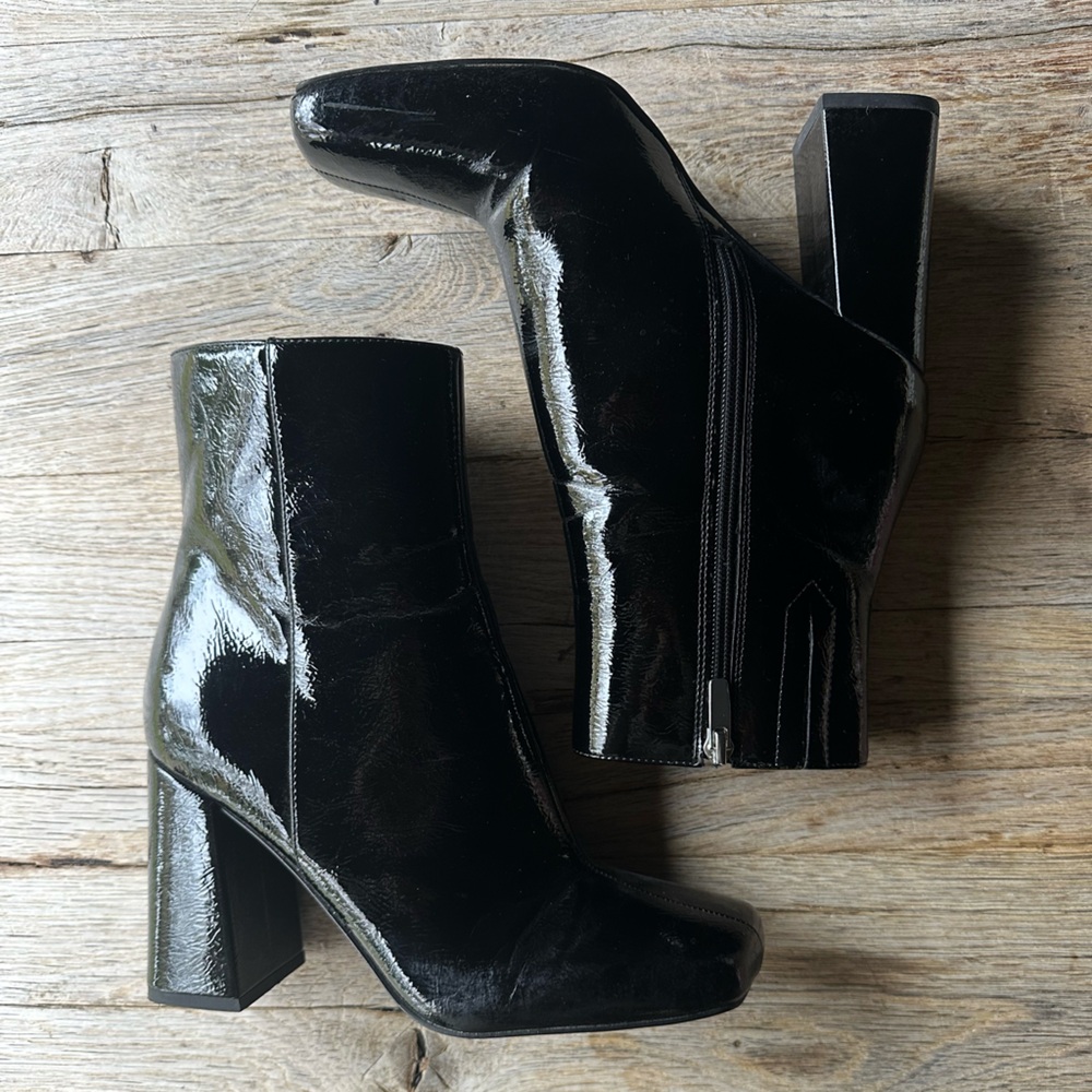 Nine West Spice Boots / Black / Size 8 / mid Calf /